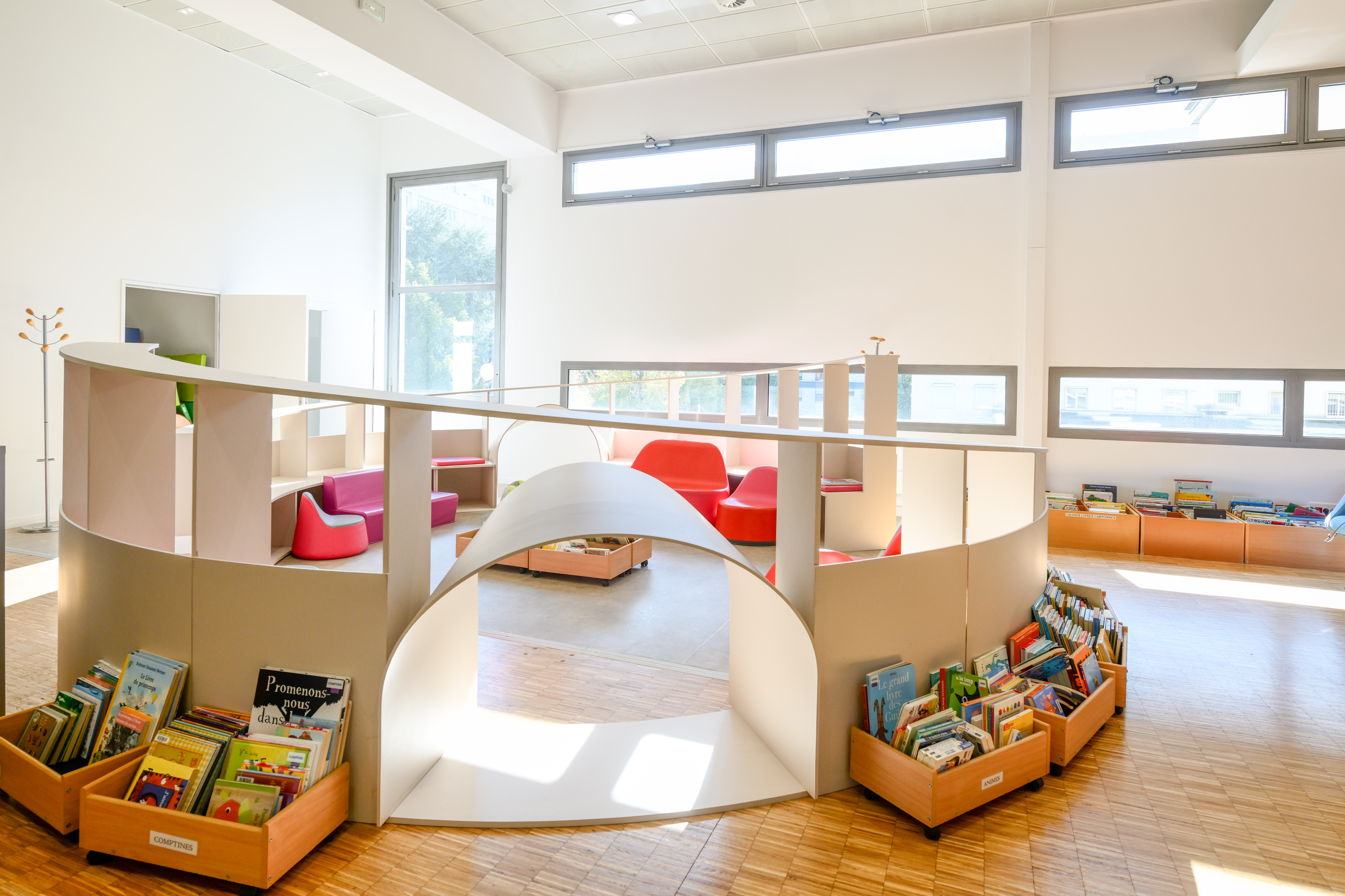 Médiathèque de Meudon – Hall d'accueil réaménagé